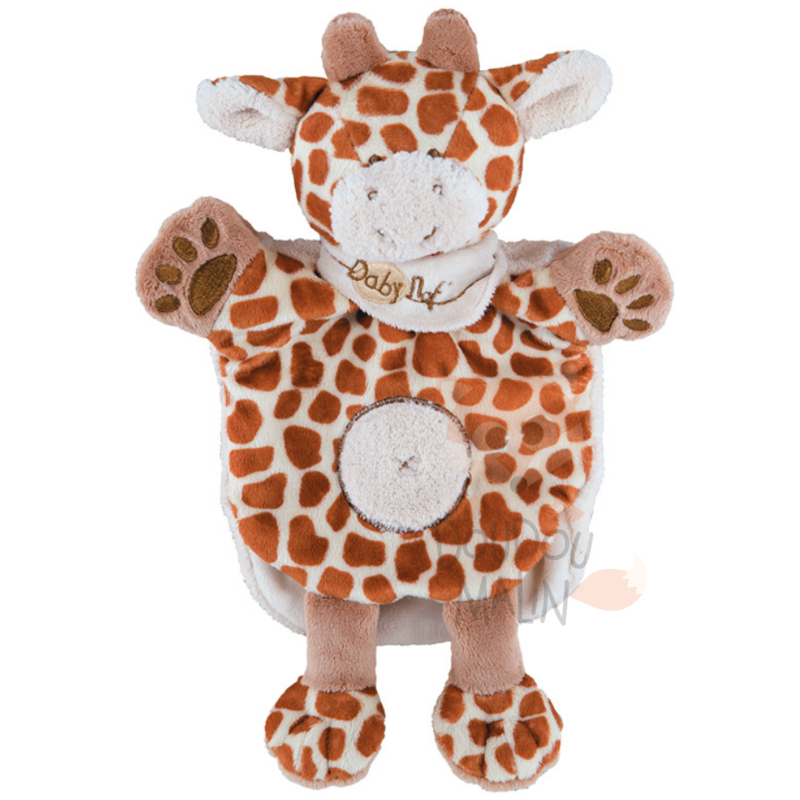 Savane marionnette girafe marron bandana 